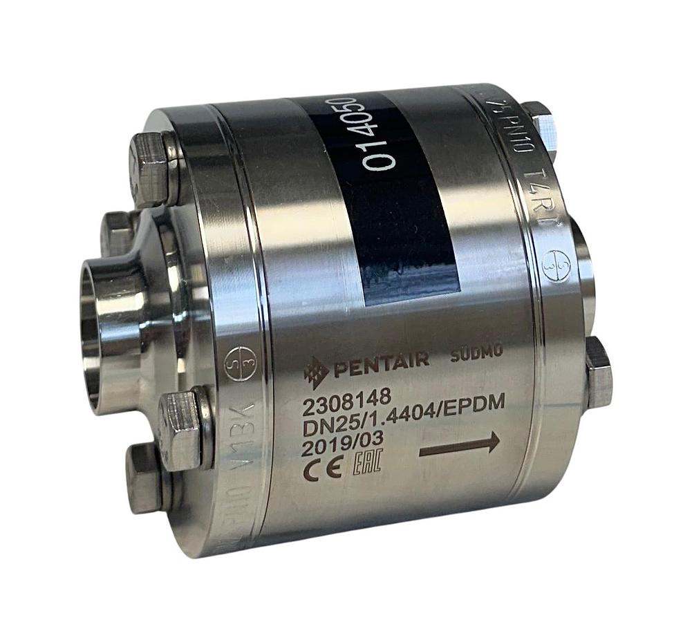 Used PENTAIR SUDMO 2308148 DN25/1.4404/EPDM NON-RETURN VALVE 1'' STAINLESS NSNP