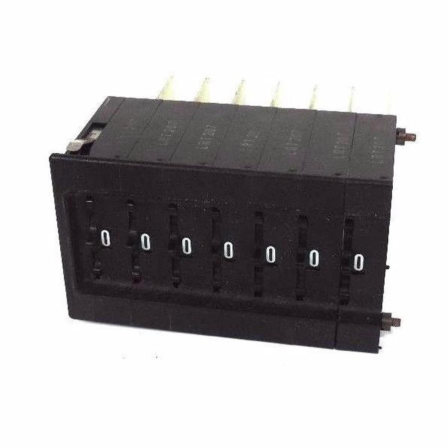 Used LOT OF 7 OMRON LRT207 COUNTER MODULES 1334R