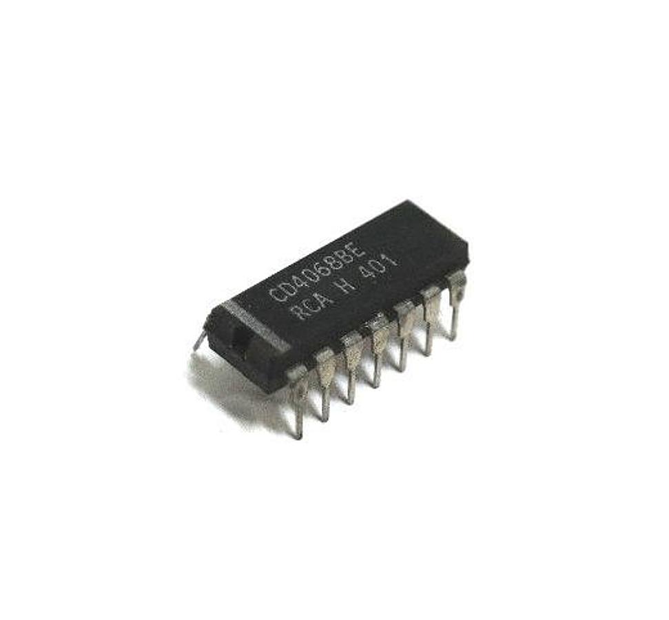 Used LOT OF 25 RCA CD4068BE, IC CHIPS 8-INPUT NAND/AND GATE CMOS 14-PDIP