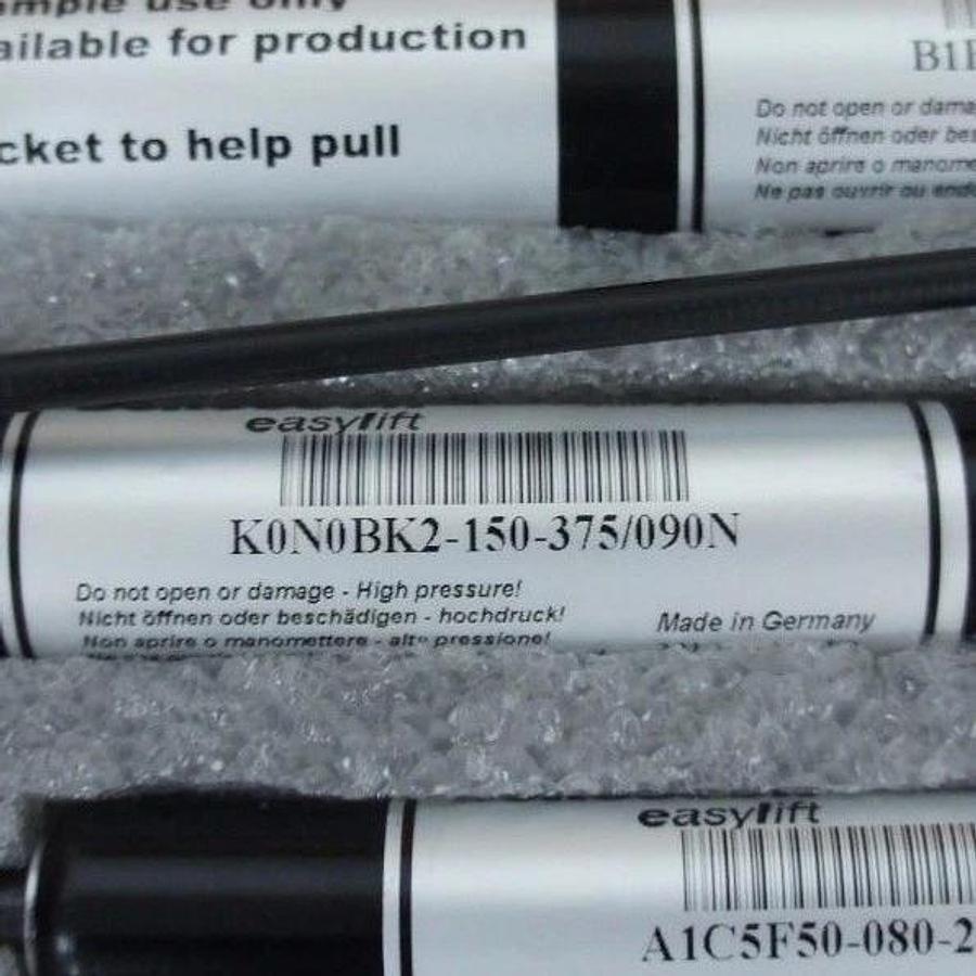 Used NIB BANSBACH EASYLIFT GAS SPRING KIT INCLUDES GAS SPRINGS AND ADJUSTABLE DAMPERS