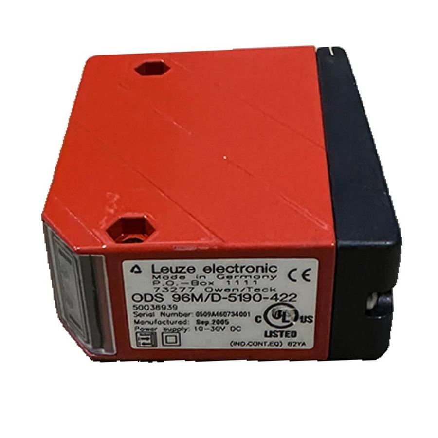 Used LEUZE ELECTRONIC ODS 96M/D-5190-422 / ODS96MD5190422 PHOTO EYE SENSOR