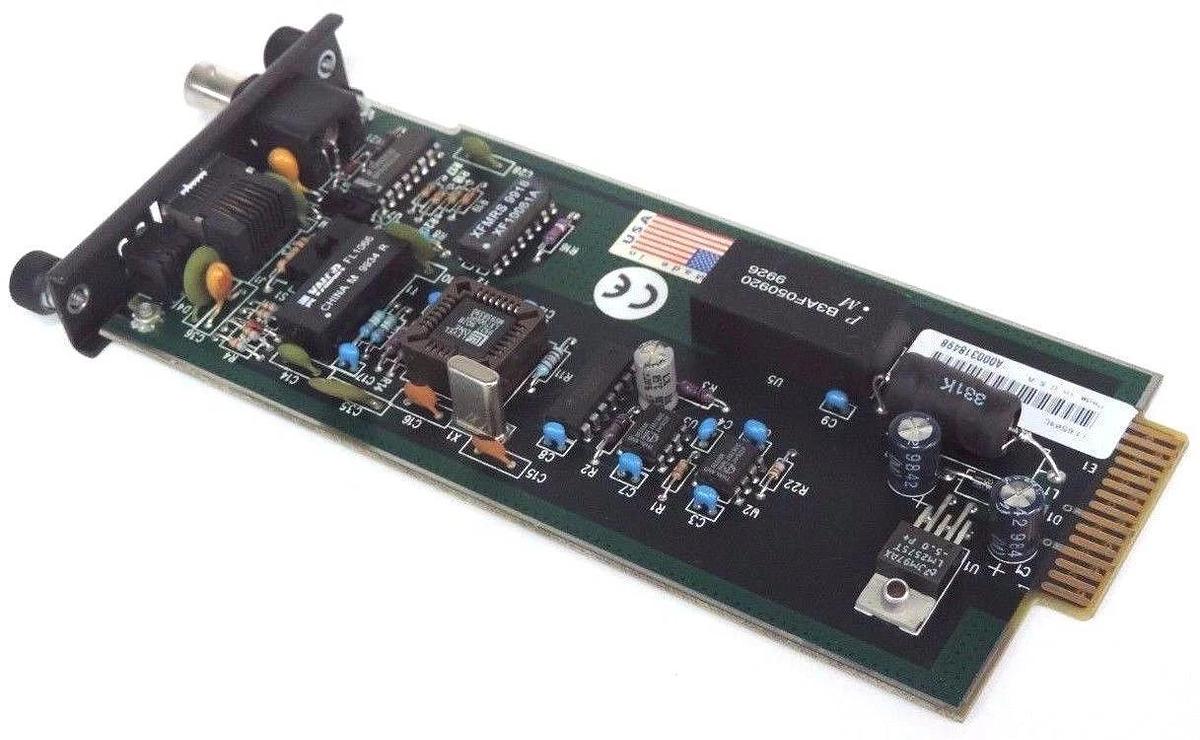 Used BLACK BOX LE6504C UTP BNC MEDIA INTERFACE CARD LE 6504C