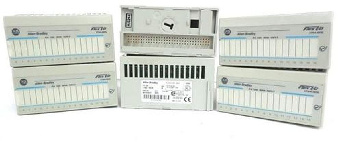 Used LOT OF 6 ALLEN BRADLEY 1794-IB16 INPUT MODULE FLEX I/O SER. A REV B01 1794IB16