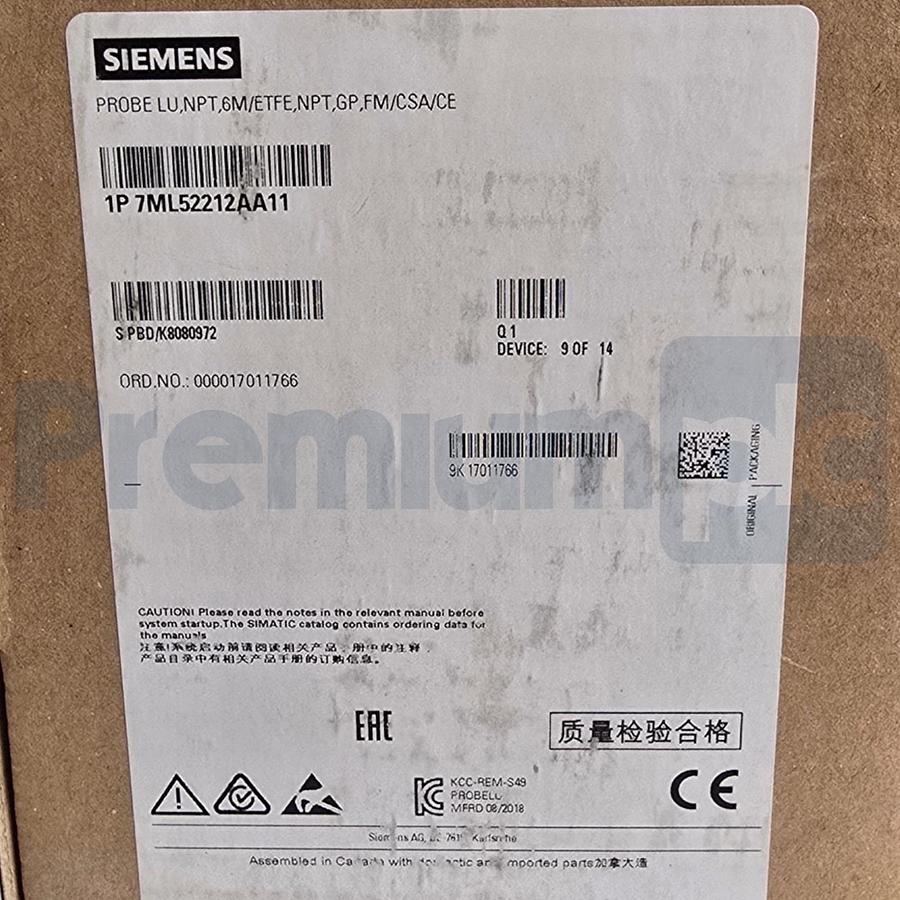 Used Siemens 7ML5221-2AA11 SITRANS Probe LU Ultrasonic Level Transmitter 24VDC NSMP