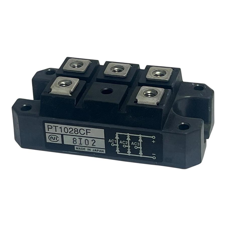 Used NI PT1028CF Three Phase Diode Bridge Rectifier Module 8I02 Japan