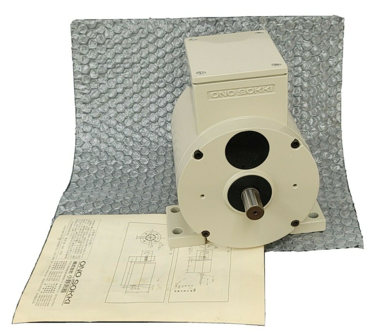 Used NEW ONO SOKKI RP-112D-T1 ROTARY ENCODER RP112D, DC 12V W/ MANUAL