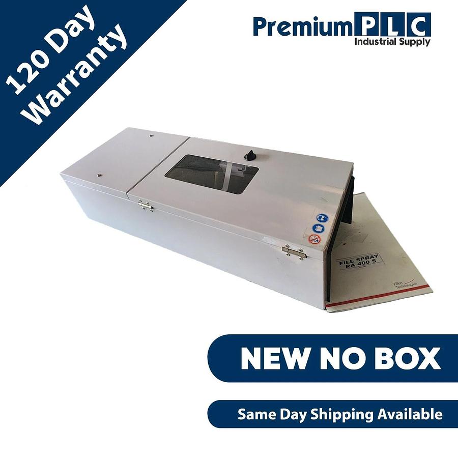 NEW FILLON TECHNOLOGIES FILL SPRAY RA 400 S / RA400S AEROSOL FILLING MACHINE