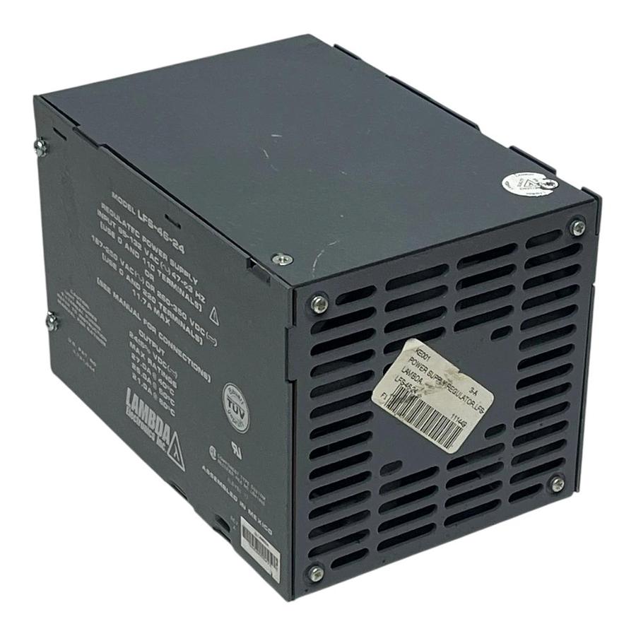 Used Lambda Electronics LFS-46-24 Regulated Power Supply 24V 27A Industrial