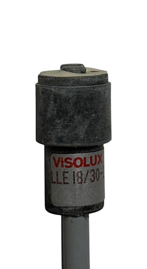 Used PEPPERL VISOLUX LLE18/30-2,3-2,0WC14 / LLE18302320WC14 FIBER OPTIC CABLE NSNP