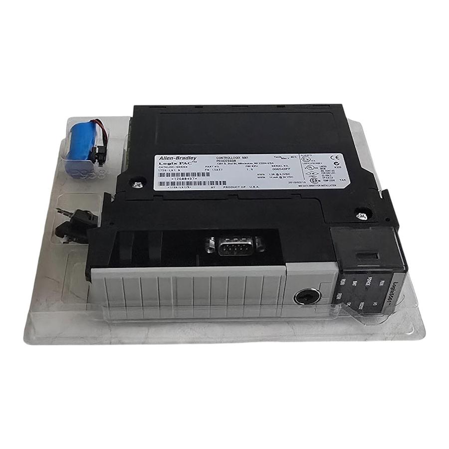 Used Allen Bradley 1756-L61 /B ControlLogix 5561 Processor 2MB Memory RS-232 NSNP