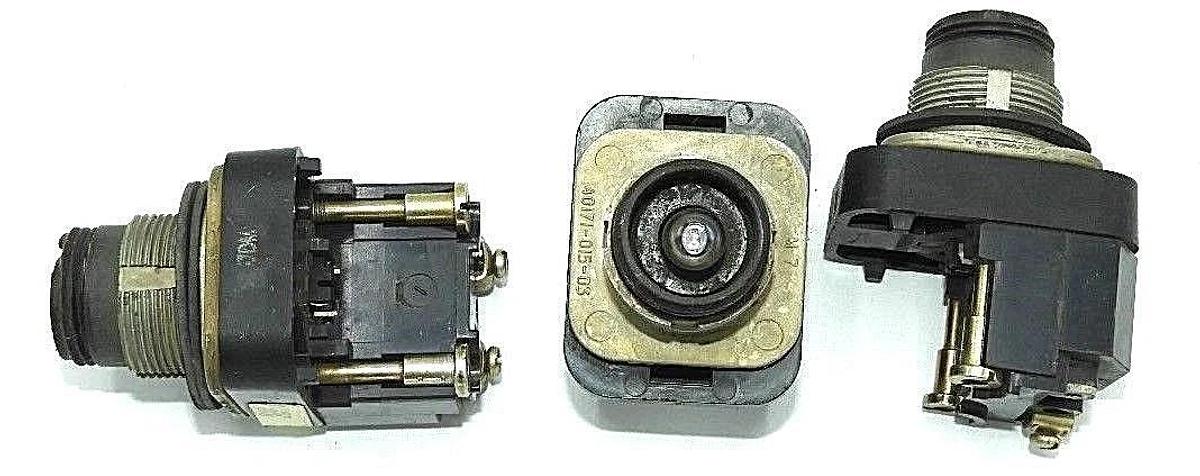 Used LOT OF 3 ALLEN BRADLEY 800T-PT16 PILOT LIGHT PUSH BUTTONS SER. N
