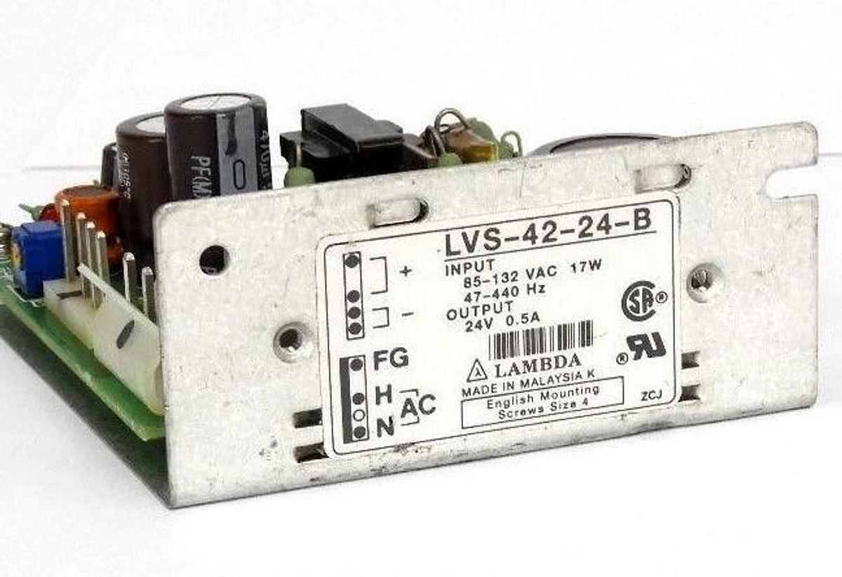 Used LAMBDA LVS-42-24-B POWER SUPPLY MODULE LVS4224B