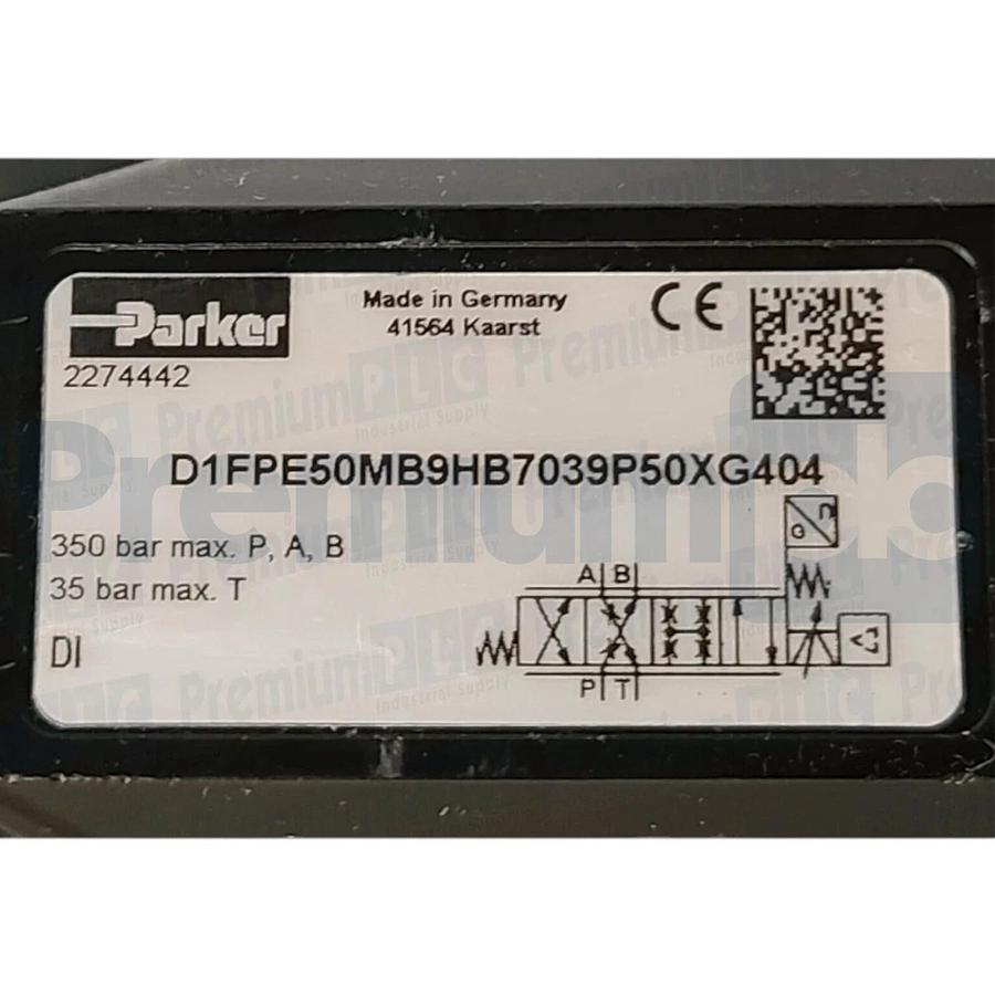 PARKER TDP050EH79C2NB0 - TDP NG50 2-WAY PROPORTIONAL THROTTLE VALVE w/LVDT NSNP