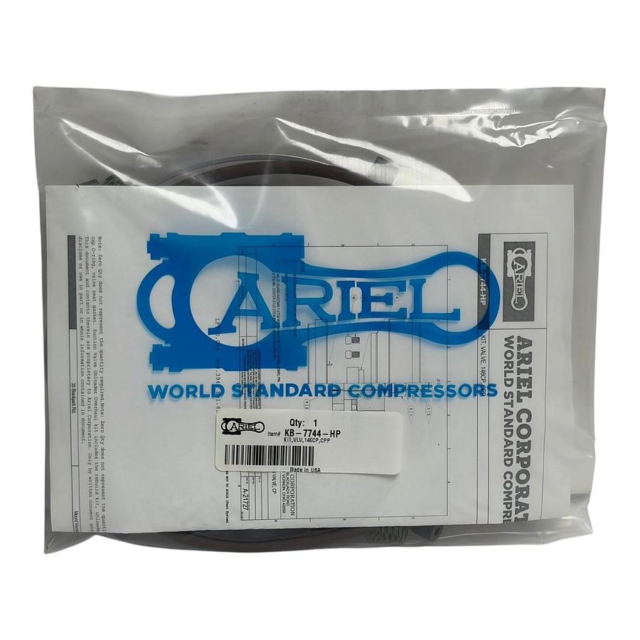 Ariel KB-7744-HP Compressor Suction Valve Kit 146CP CPP OEM Rebuild Kit New
