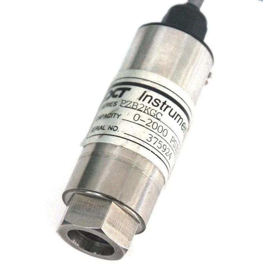 Used DCT INSTRUMENTS PZB2KGC PRESSURE TRANSDUCER 0-2000 PSIG