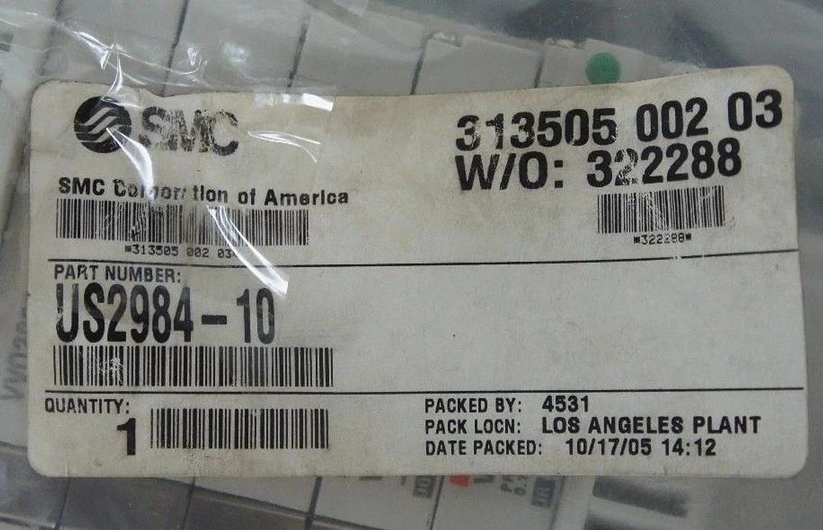 NEW SMC US2984-10 INTERFACE MODULE UNIT US298410, EX230-SDN1, EX230-CB2