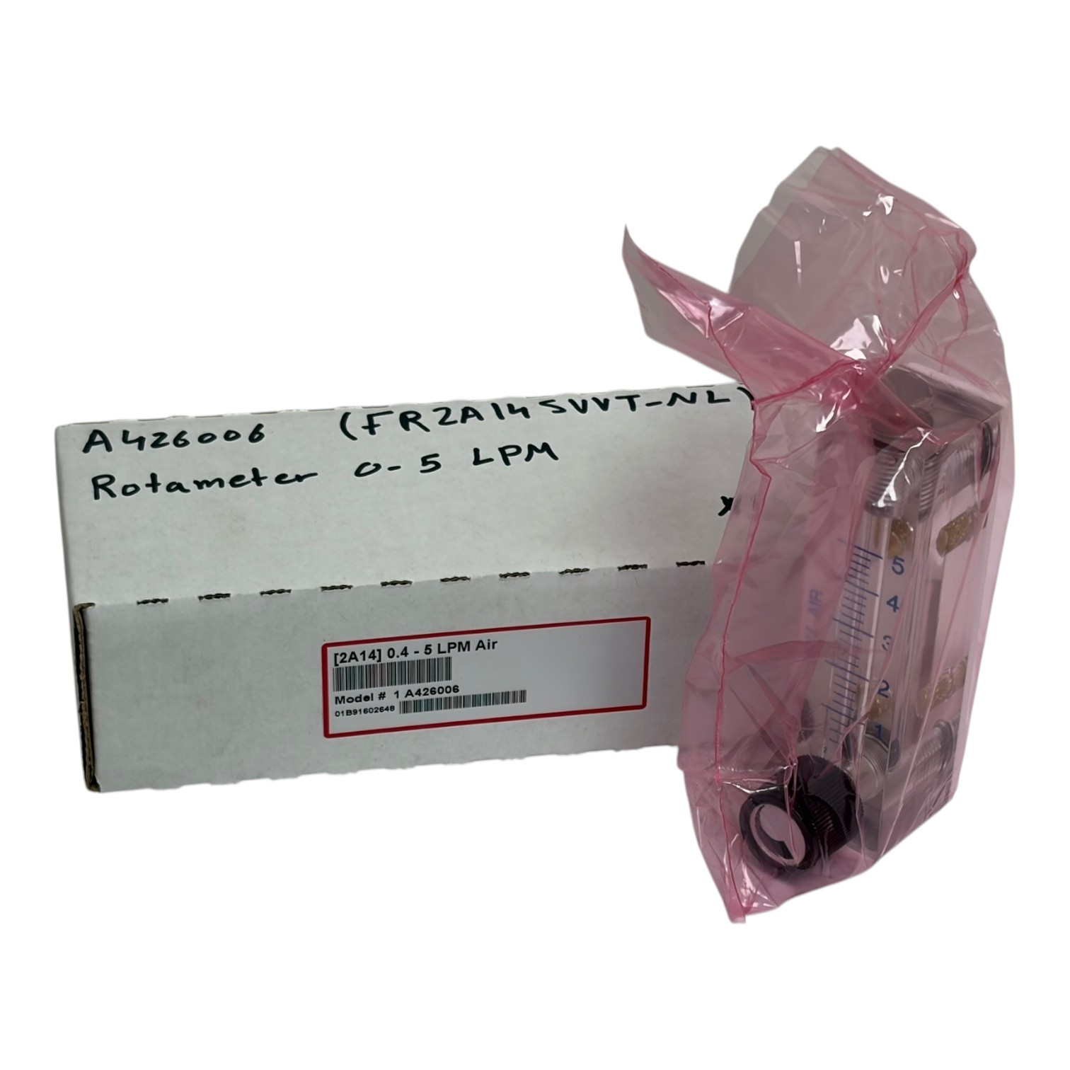 Used Cole-Parmer 1 A426006 Rotameter Air Flow Meter FR2A14SVVT-NL NEW