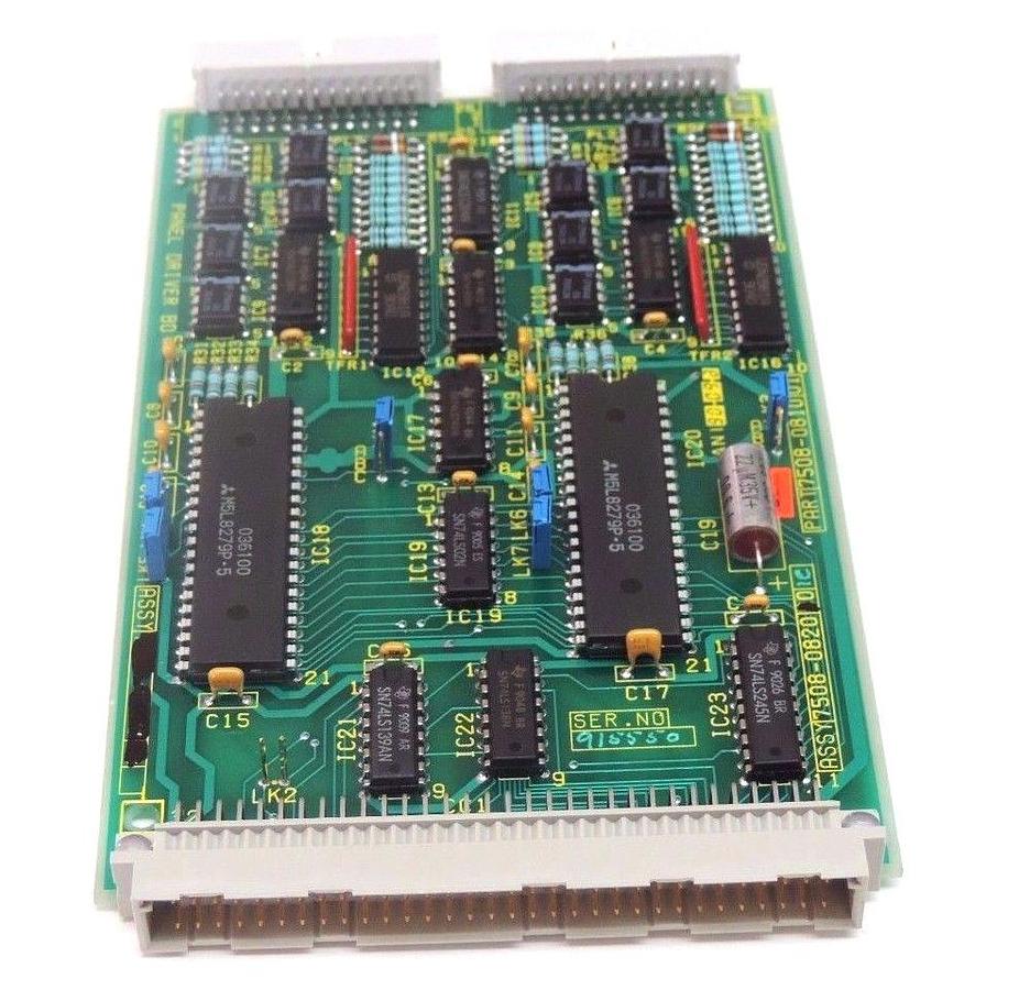 Used PRESSTECH PART: 7508-0810-01 PANEL DRIVER BOARD ASSY: 7508-0820, 7508-0820-01