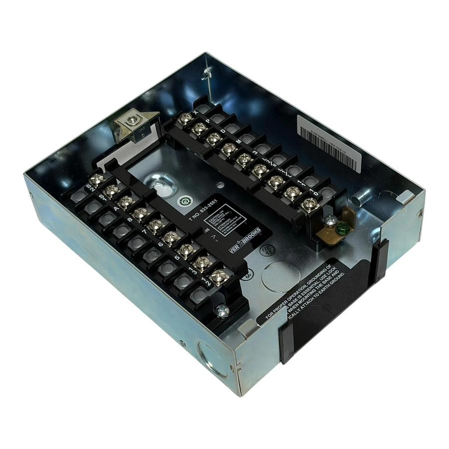 Used New Cleaver-Brooks 833-2581 Wiring Base Open Frame Flame Safeguard Control Box
