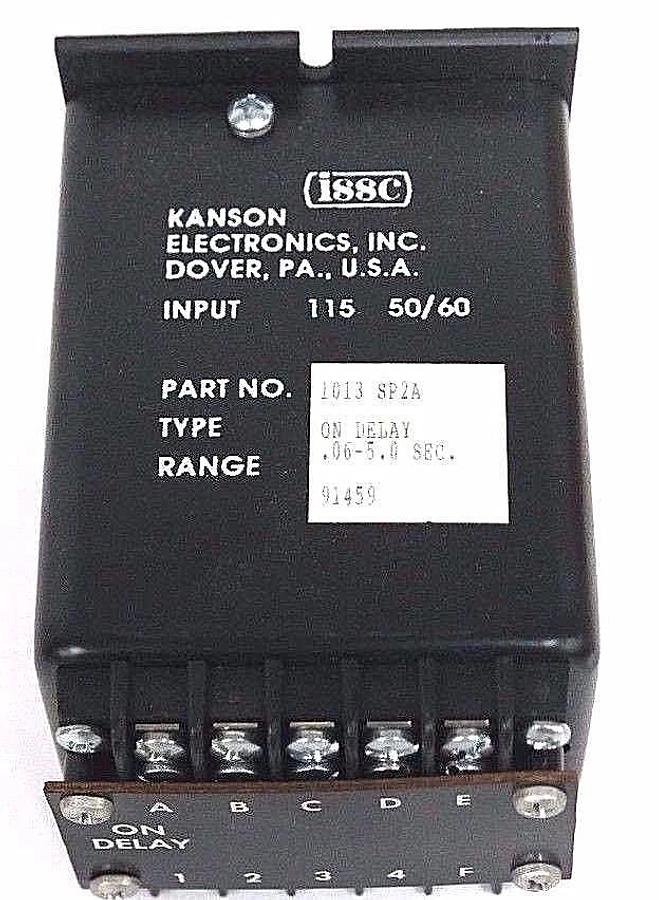 Used NIB ISSC KANSON 1013-SP2A TIMER STATE TYPE ON DELAY .06-5.0 SEC. 115 50/60 91459