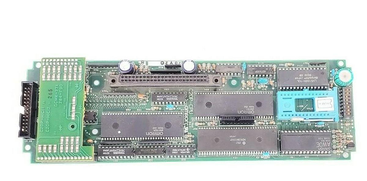 Used OMRON C20P-CPU CIRCUIT BOARD 1333548-0D C20P-H1C1 GCMK-77X C20PCPU