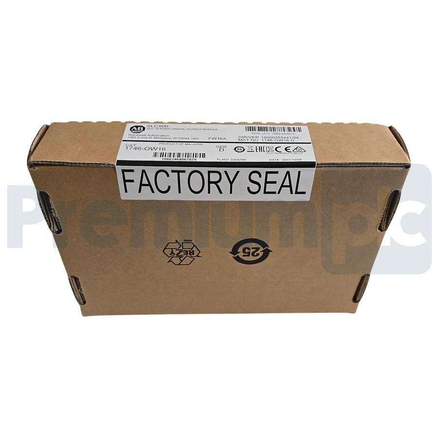 Used ALLEN BRADLEY 1746-OW16 /D SLC500 16-CH RELAY OUTPUT MODULE 1746OW16 2022 NSFS