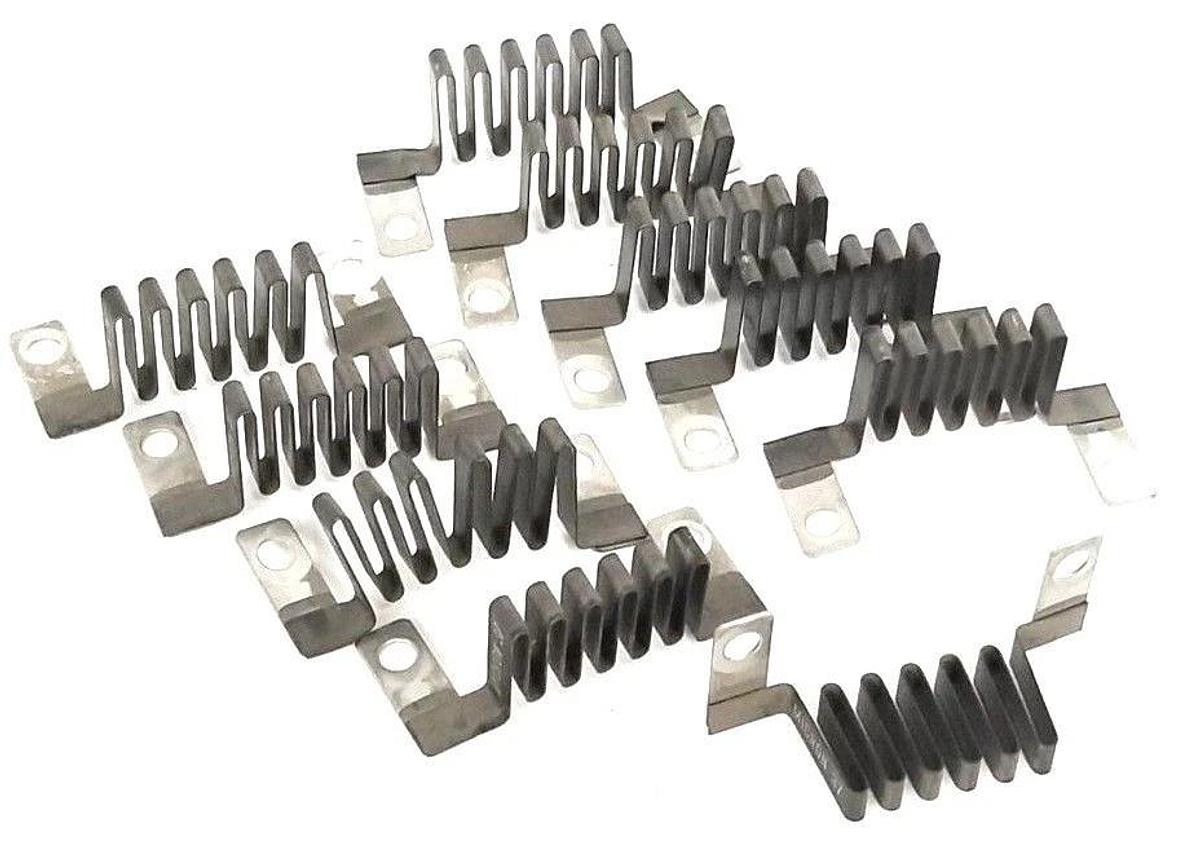 Used LOT OF 10 GENERIC MICRON 37 HEAT SINKS FOR POWER MODULES