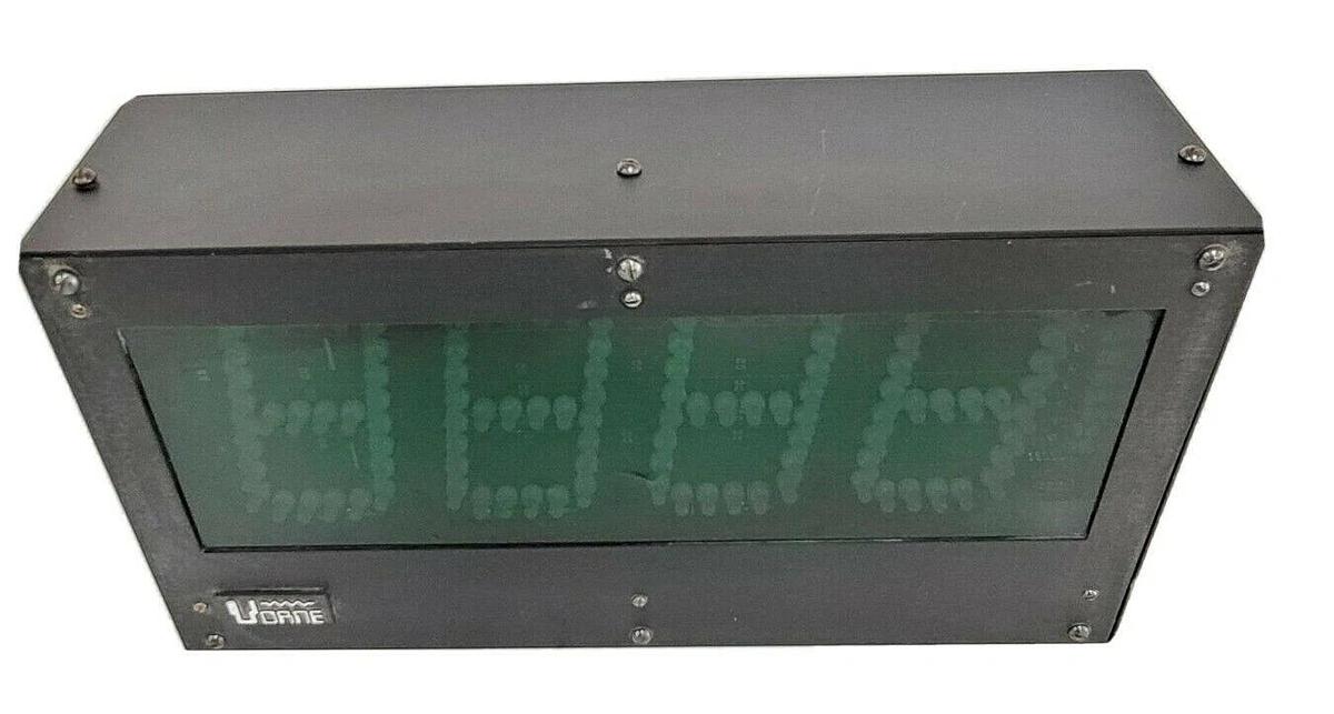 Used VORNE 77/232-0-485/485-4G DIGITAL DISPLAY COUNTER 4 DIGIT