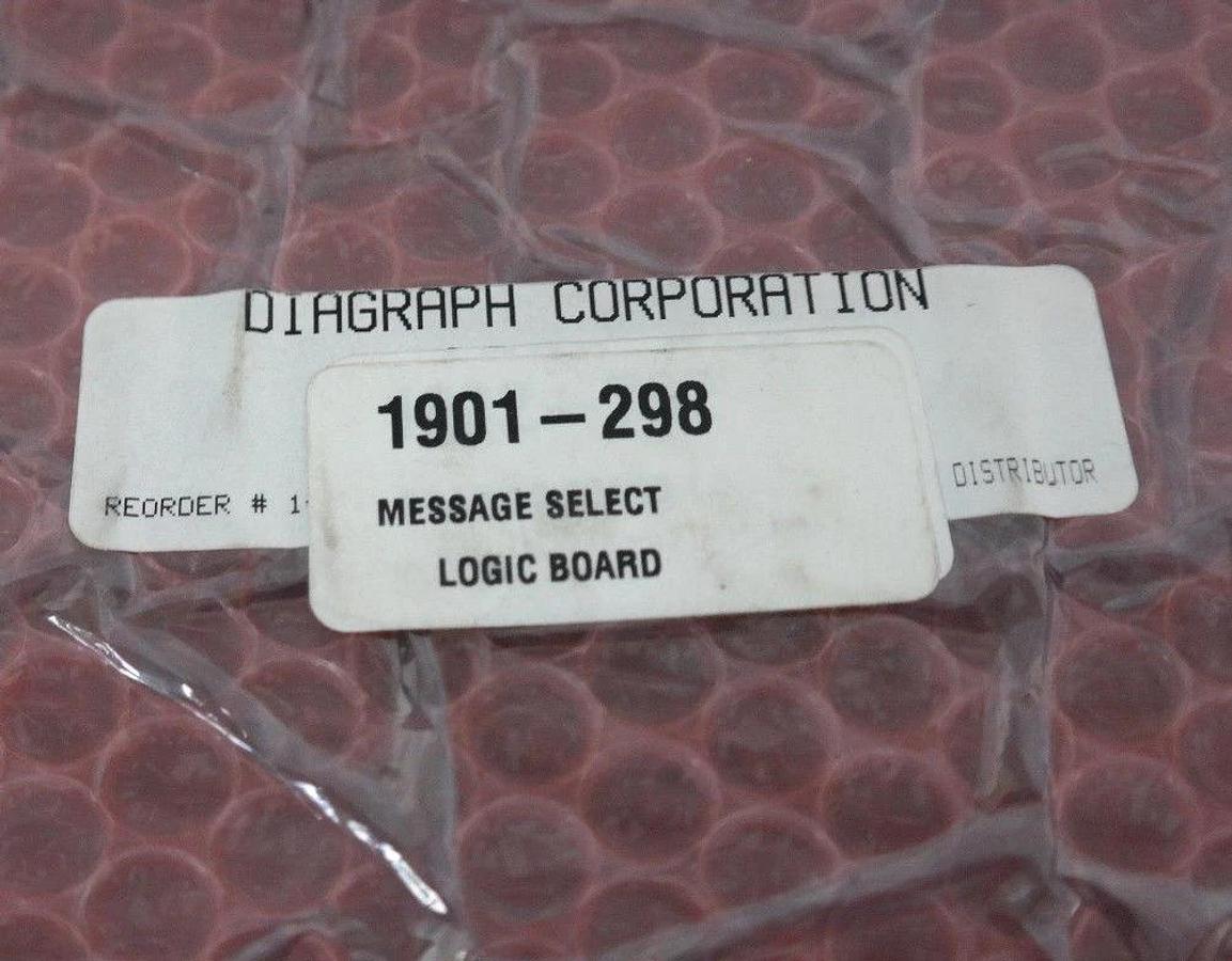 Used DIAGRAPH 1901-298 MESSAGE SELECT LOGIC BOARD 1901298