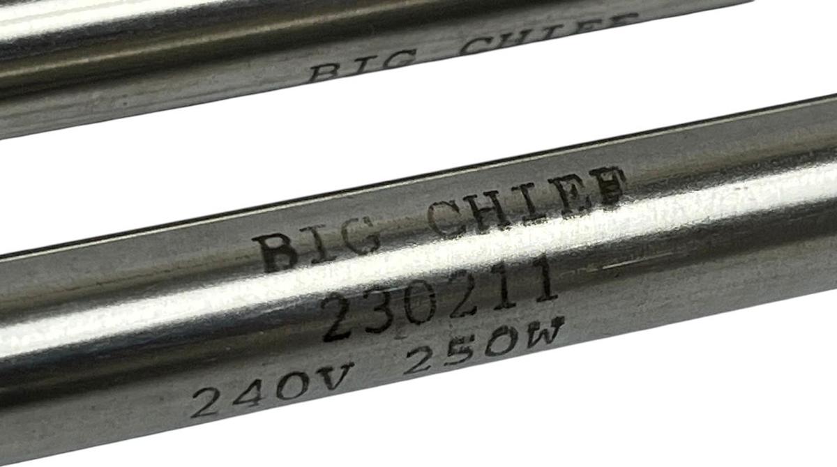 Used Big Chief 230211 Cartridge Heaters (LOT OF 3) - 250W 240V