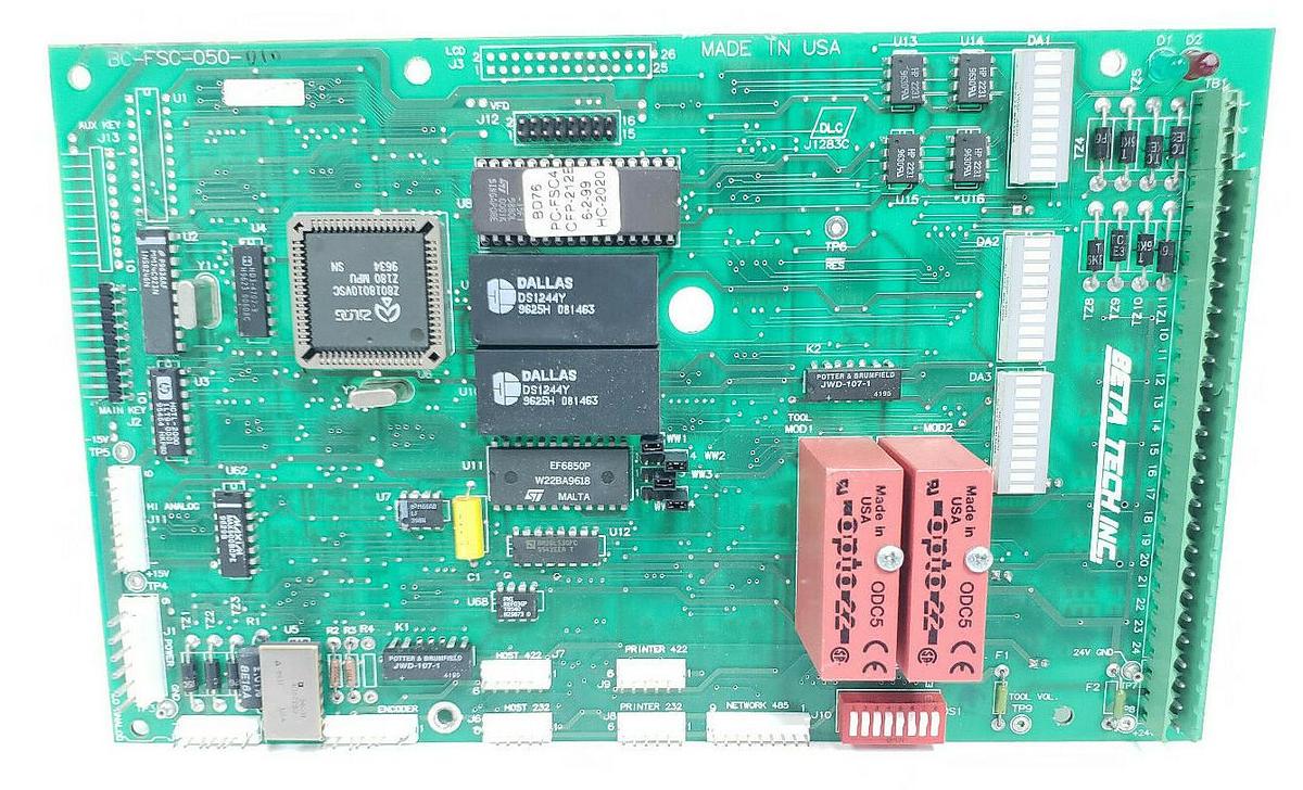 Used BETA TECH INC. BC-FSC-050-010 CONTROL BOARD 110196077 BCFSC050010