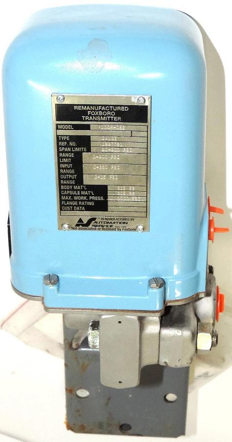 Used FOXBORO REMANUFACTURED 11GM-CS2 TRANSMITTER GAUGE 40-400 PSI, REF. NO 1947791