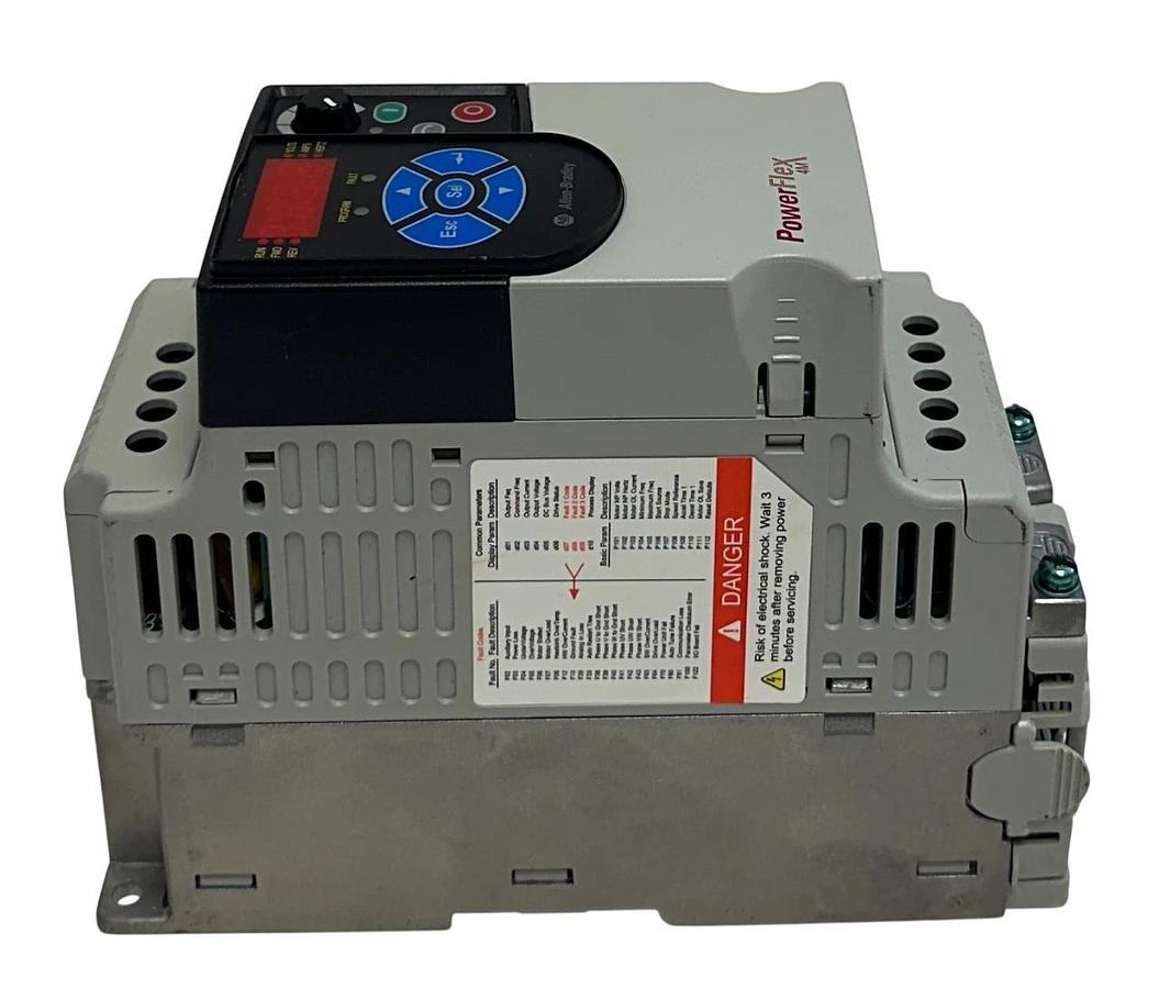 Used ALLEN BRADLEY 22F-D1P5N103 /A PowerFlex 4M AC DRIVE 0.4kW/0.5HP 380-480V USNP
