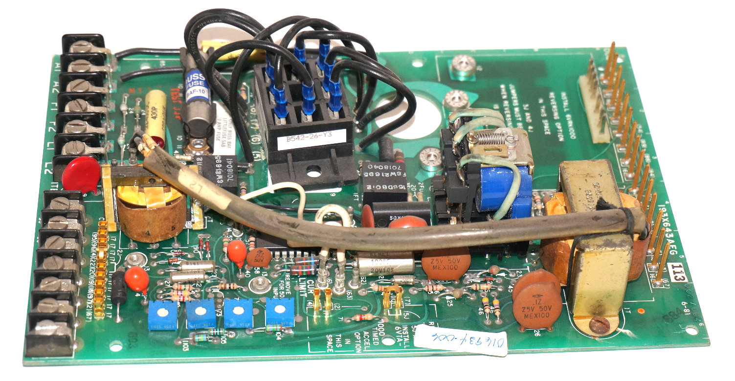 Used GENERAL ELECTRIC 193X643AEG113 MAIN CONTROL BOARD