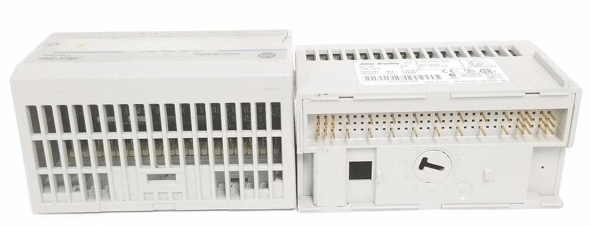 Used LOT OF 2 ALLEN BRADLEY 1794-IB16 FLEX I/O INPUT MODULES SER. A, REV. A01