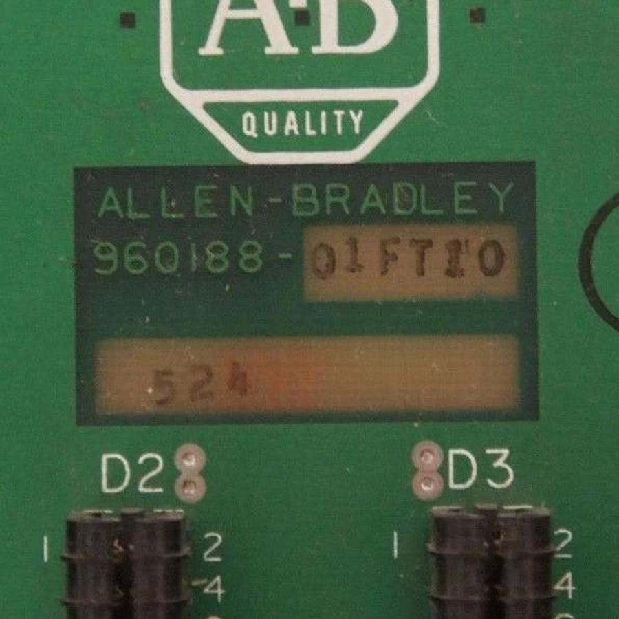 Used ALLEN BRADLEY 1771-A2B I/O CHASSIS 8 SLOT 960188-01FT10