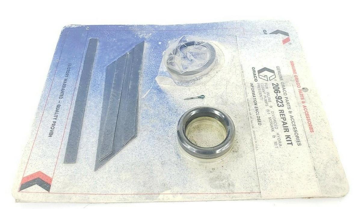 Used NEW GRACO 206-923 PUMP REPAIR KIT 206923 (INCOMPLETE)