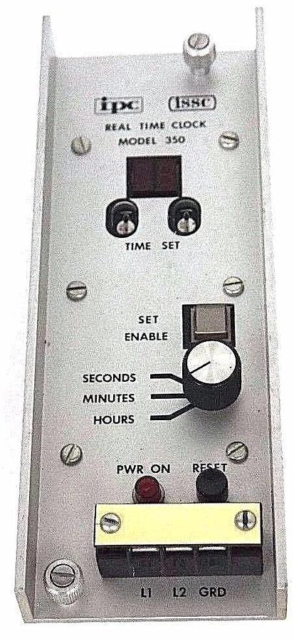 Refurbished REPAIRED IPC ISSC TEAL TIME CLOCK MODEL 350, C-16-09-063, C1609063