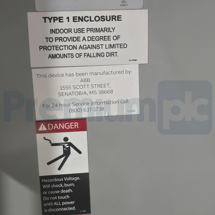 Used ABB Zenith ZTG ZGON3SX12-BX1XXXXX Transfer Switch 480V 1000A OXA1200U3S3QB-ZE