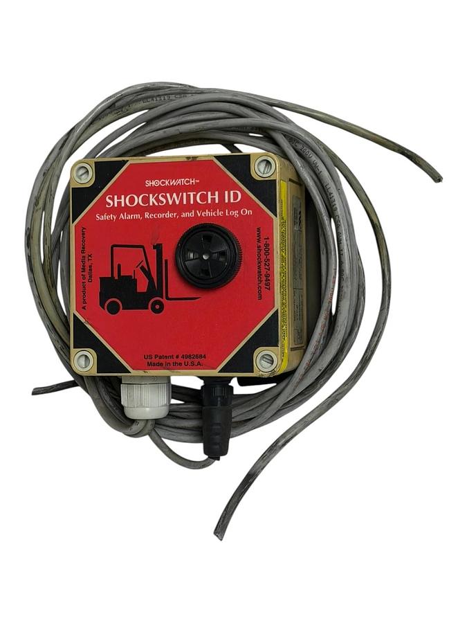 Used ShockWatch ShockSwitch ID1300E Forklift Impact Sensor Safety Alarm 24-60 VDC