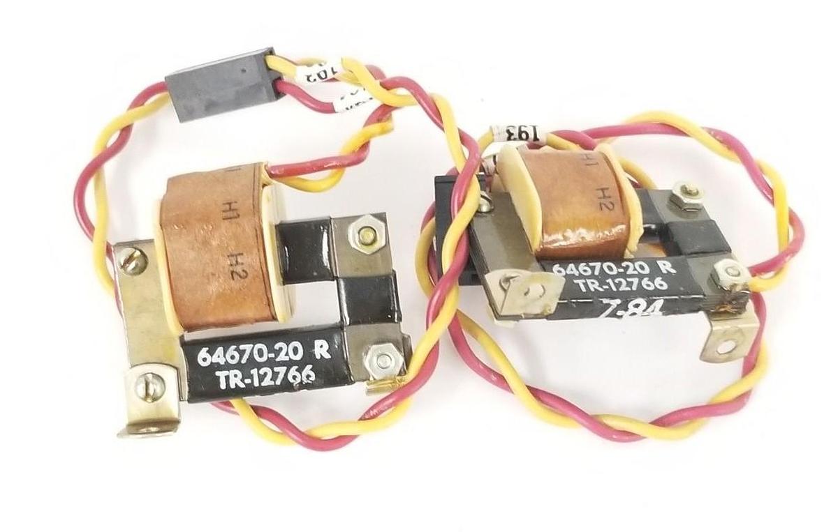 Used LOT OF 2 NEW RELIANCE ELECTRIC TR-12766 TRANSFORMERS 64670-20 R