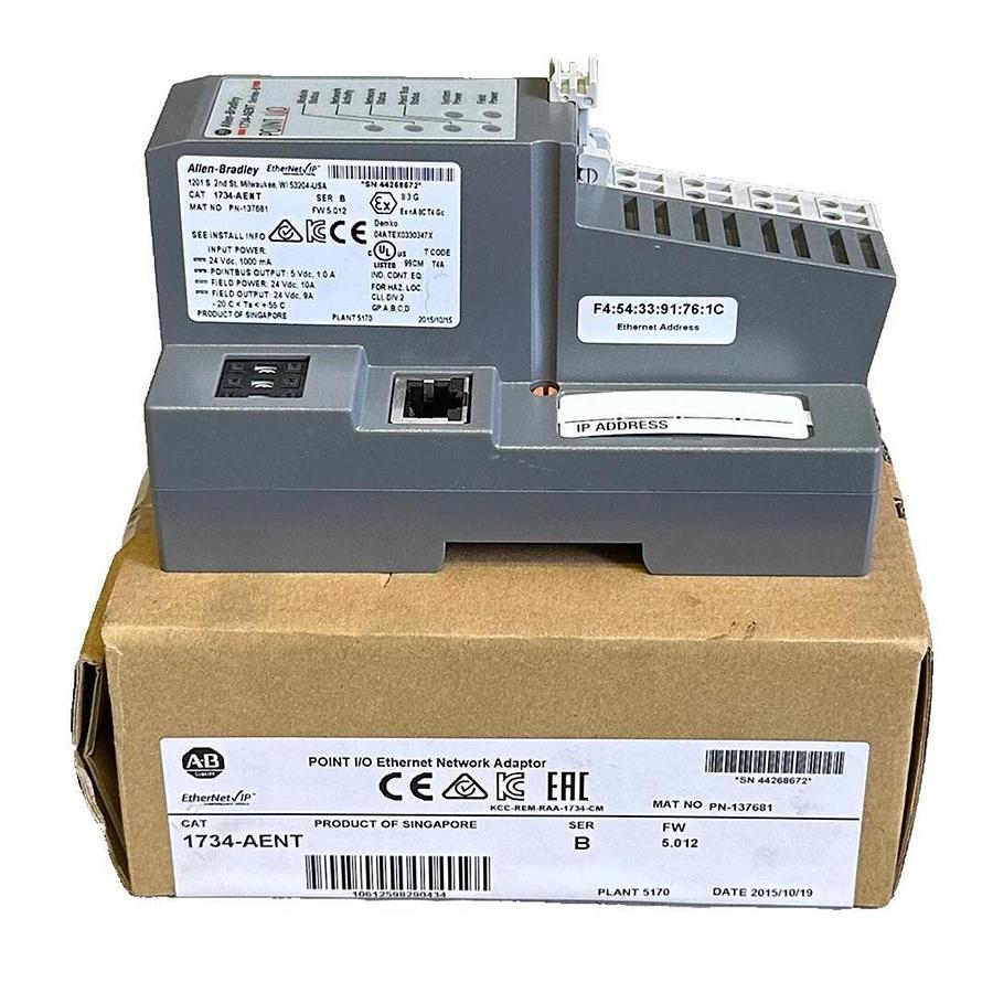 NEW ALLEN BRADLEY 1734-AENT /B POINT I/O EtherNet NETWORK ADAPTER 1734AENT