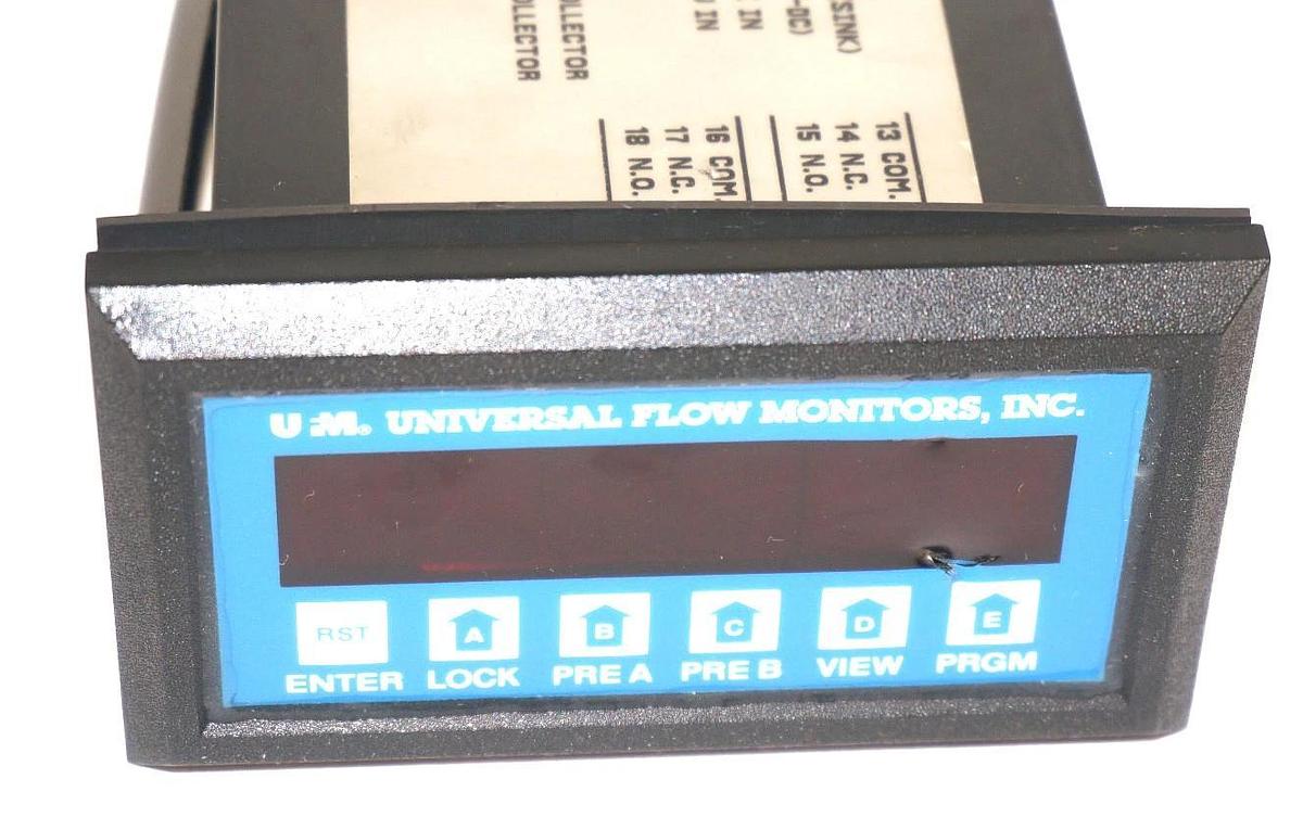 Used UNIVERSAL FLOW MONITORS M140RAL1 LCD MONITOR, 500 PSI