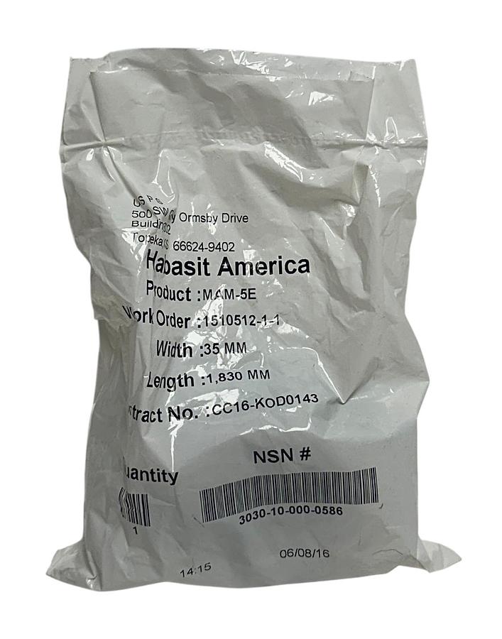 8 HABASIT AMERICA MAM-5E / MAM5E CONVEYOR BELTS W: 35mm L: 1,830mm OEM NSFS