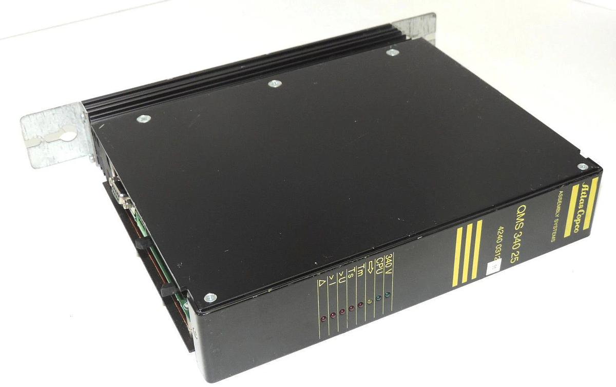 Used ATLAS COPCO 4240031281-0004 SERVO CONTROLLER QMS 340 25 340VDC 25A, QMS34025