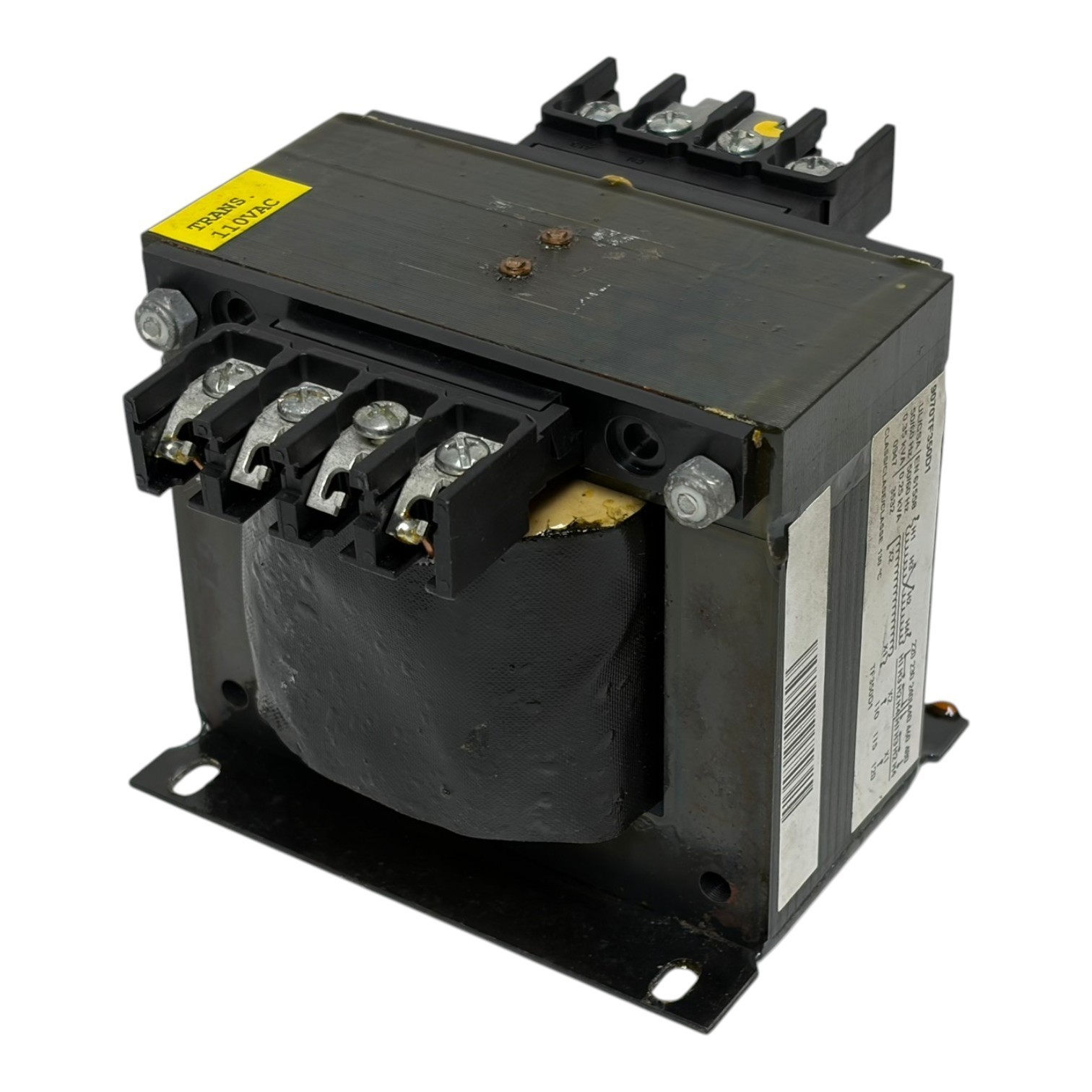 Used Square D 9070TF350D1 Industrial Control Transformer 350VA 240x480V 120V Fused