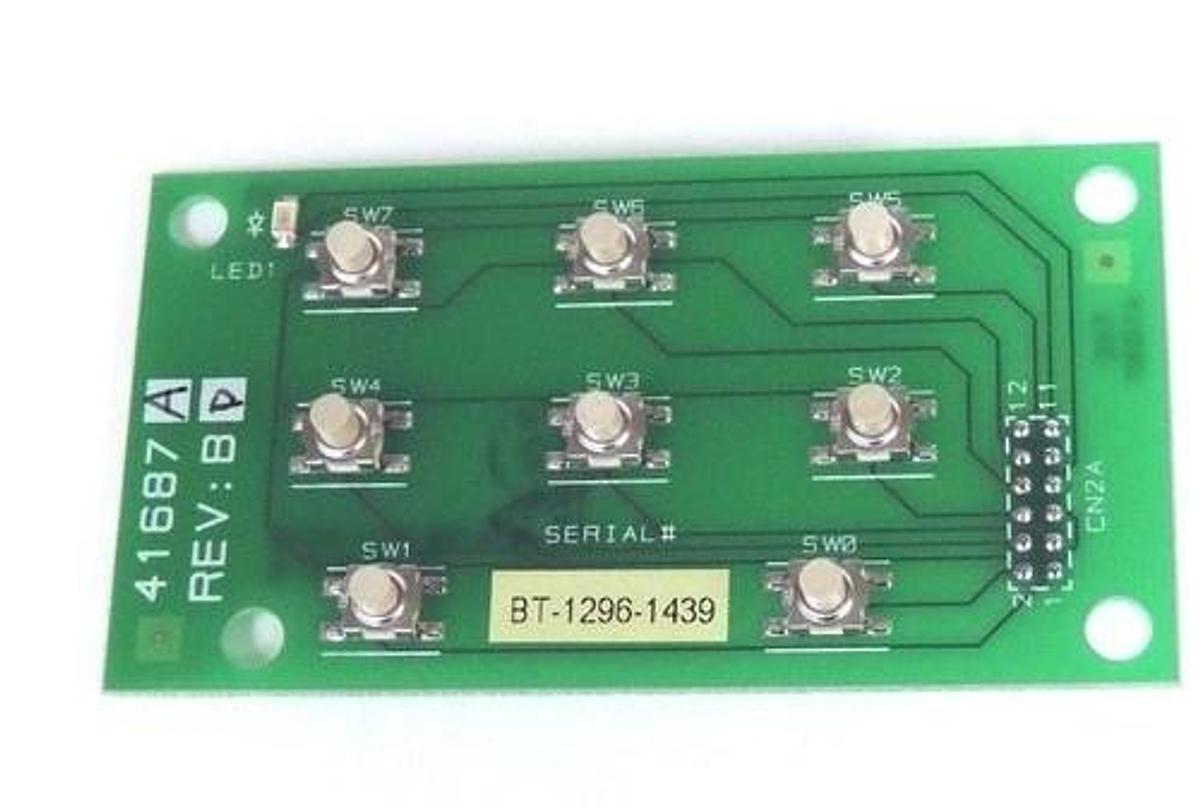 Used TOSHIBA 41687A BOARD 41687A REV. BD BT-1296-1439