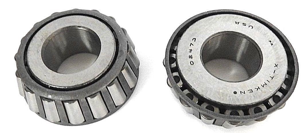 Used LOT OF 2 NEW TIMKEN 02473 BEARING CONE 1INCH BORE 7/8INCH WIDTH