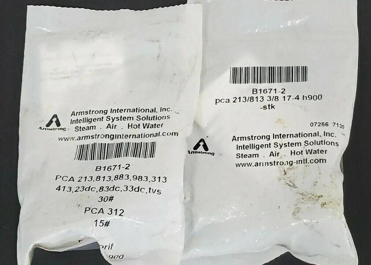 Used LOT OF 2 NEW ARMSTRONG B1671-2 PRESSURE CHANGE ASSEMBLIES B16712