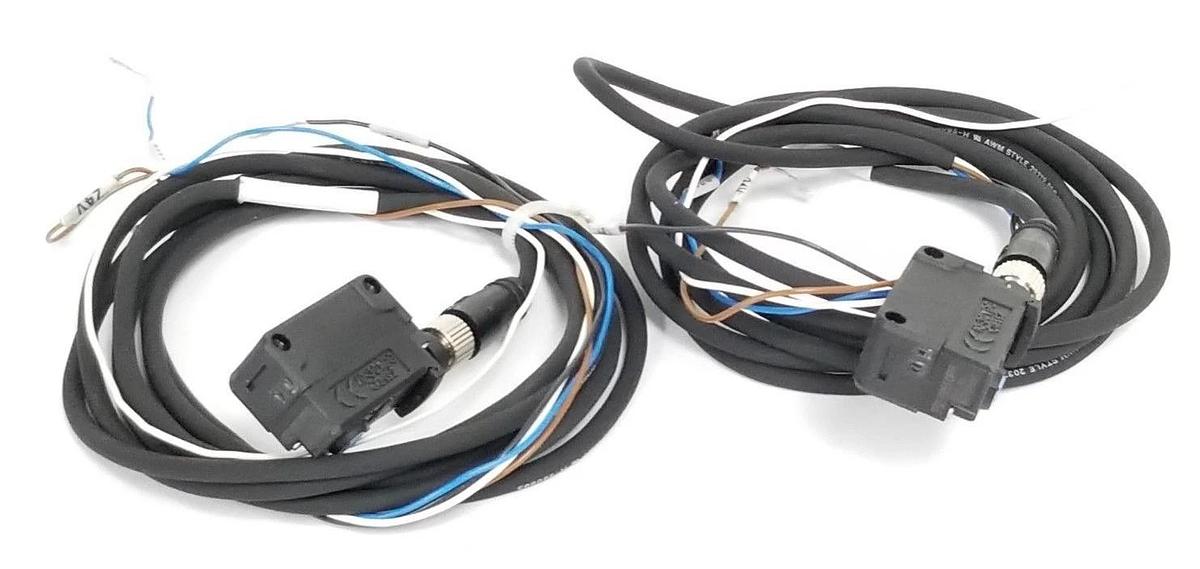 Used LOT OF 2 KEYENCE PZ-G51CPR PHOTOELECTRIC RECEIVERS PZG51CPR